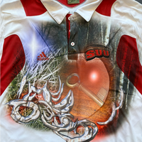 Forest key polo top