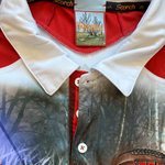 Forest key polo top