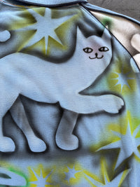 Multiprinted cat top