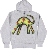 S - Airbrushed Cat Hoodies