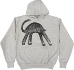 S - Airbrushed Cat Hoodies