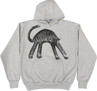 S - Airbrushed Cat Hoodies