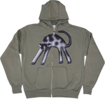 S - Airbrushed Cat Hoodies