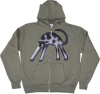 S - Airbrushed Cat Hoodies