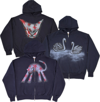 1A - Navy Hoodies
