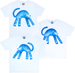 1A - Blue Tiger T-shirts
