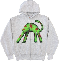 1A - Gray Cat Hoodies