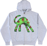 1A - Gray Cat Hoodies