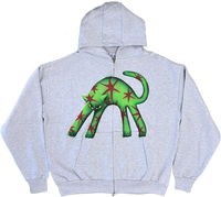 1A - Gray Cat Hoodies