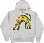 Gray Cat Hoodies