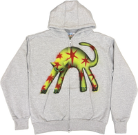 Gray Cat Hoodies