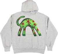 Gray Cat Hoodies