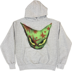 S - Gray Airbrushed Hoodies