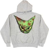 S - Gray Airbrushed Hoodies
