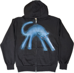 S - Airbrushed Cat Hoodies