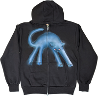 S - Airbrushed Cat Hoodies