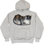 S - Gray Airbrushed Hoodies