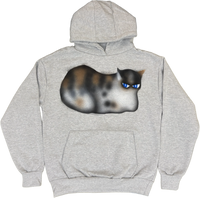 S - Gray Airbrushed Hoodies