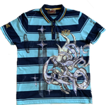 Sword stripe polo