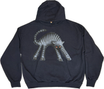 S - Navy Cat Hoodies