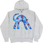 Gray Cat Hoodies