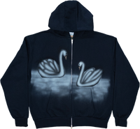 1A - Swan Hoodies