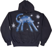 S - Airbrushed Cat Hoodies