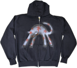 S - Airbrushed Cat Hoodies