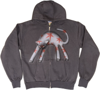 S - Airbrushed Cat Hoodies
