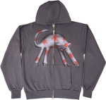 S - Airbrushed Cat Hoodies