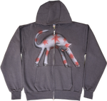 S - Airbrushed Cat Hoodies