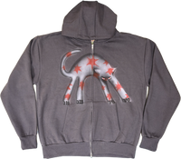 S - Airbrushed Cat Hoodies