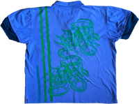 Rat screenprinted purple top