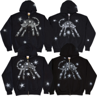 1A - Night Cat Hoodies