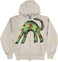 S - Gray Airbrushed Hoodies