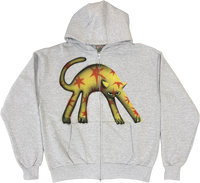 S - Gray Airbrushed Hoodies