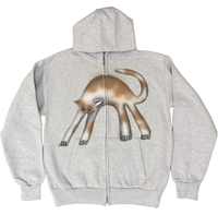 S - Airbrushed Cat Hoodies