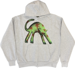 S - Gray Airbrushed Hoodies