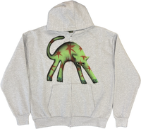 S - Gray Airbrushed Hoodies