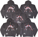 S - Airbrushed Cat Hoodies