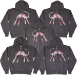 S - Airbrushed Cat Hoodies