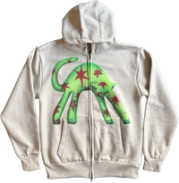 Green Star Cat Hoodie