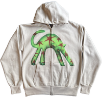 Green Star Cat Hoodie