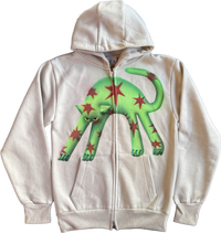 Green Star Cat Hoodie