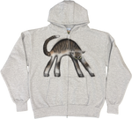S - Airbrushed Cat Hoodies