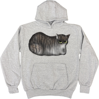 S - Airbrushed Cat Hoodies