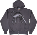 S - Airbrushed Cat Hoodies