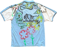 Multiprinted cat top