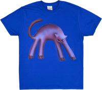 1 - Blue Cat T-shirts