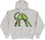 S - Airbrushed Star Cat Hoodies